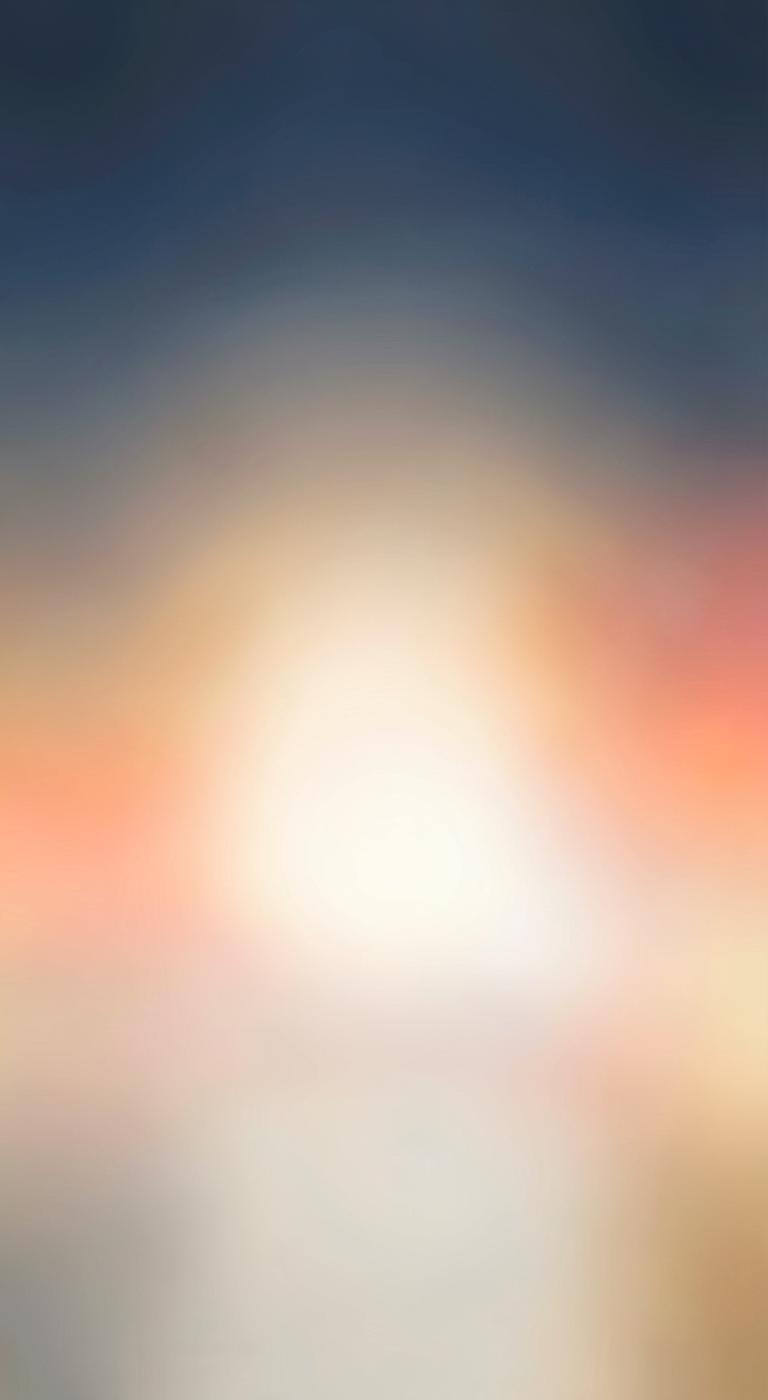 Soft, blurred abstract sunset colors.